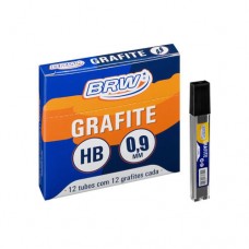 Grafite HB 0.9mm 12 Tubos com 12 Unidades BRW GF0901